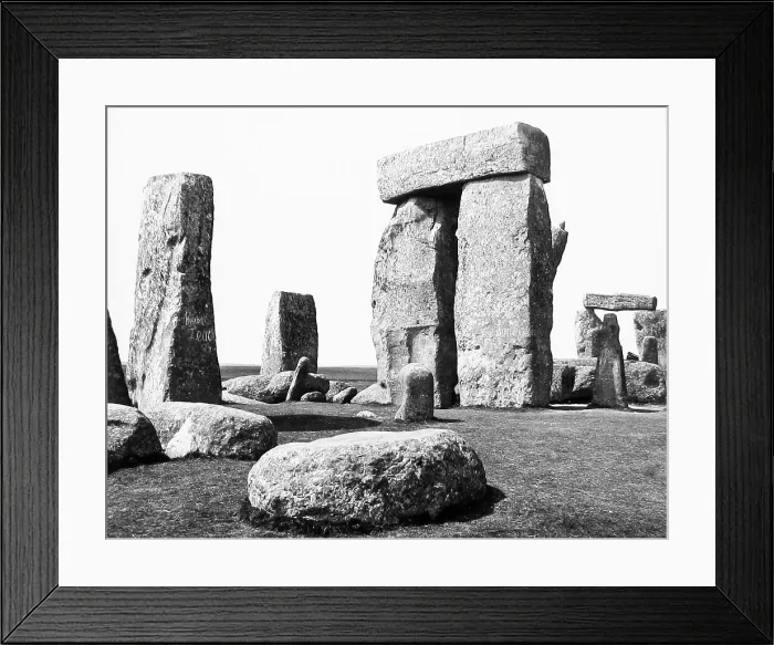 Framed Print : Stonehenge Victorian period Framed Print : Stonehenge Victorian period