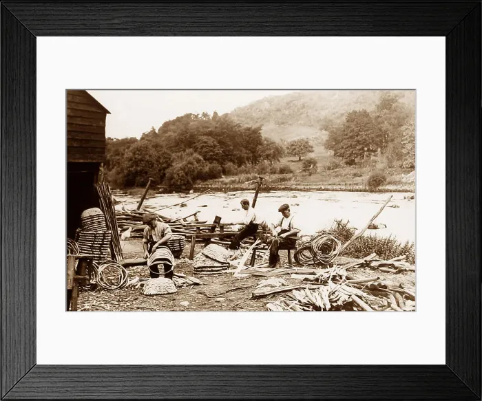 Framed Print : Backbarrow Swill Makers early 1900s Framed Print : Backbarrow Swill Makers early 1900s