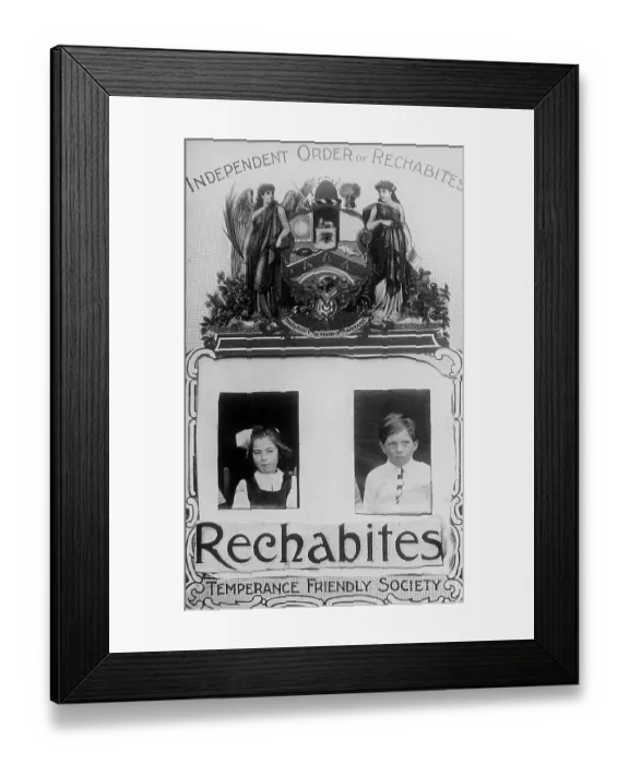 Framed Print : Independent Order of Rechabites probably 1920s Framed Print : Independent Order of Rechabites probably 1920s