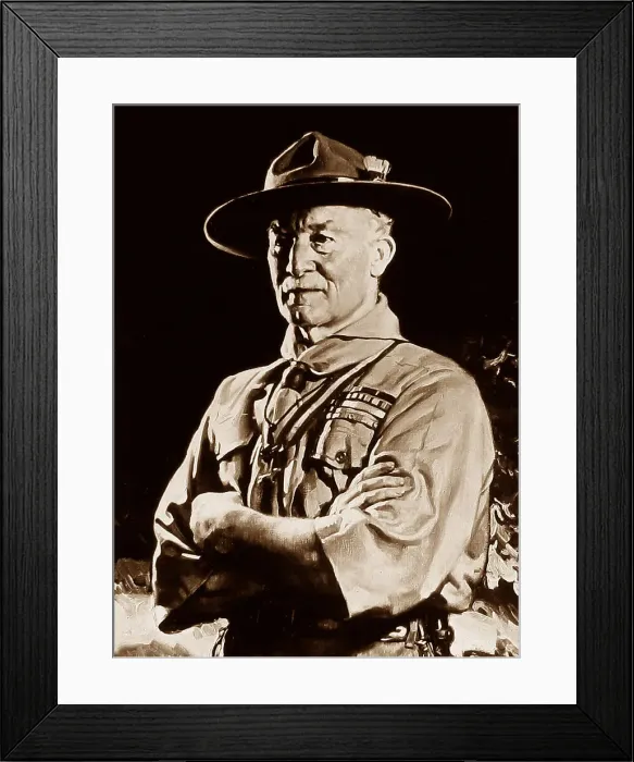 Framed Print : Baden Powell early 1900s Framed Print : Baden Powell early 1900s