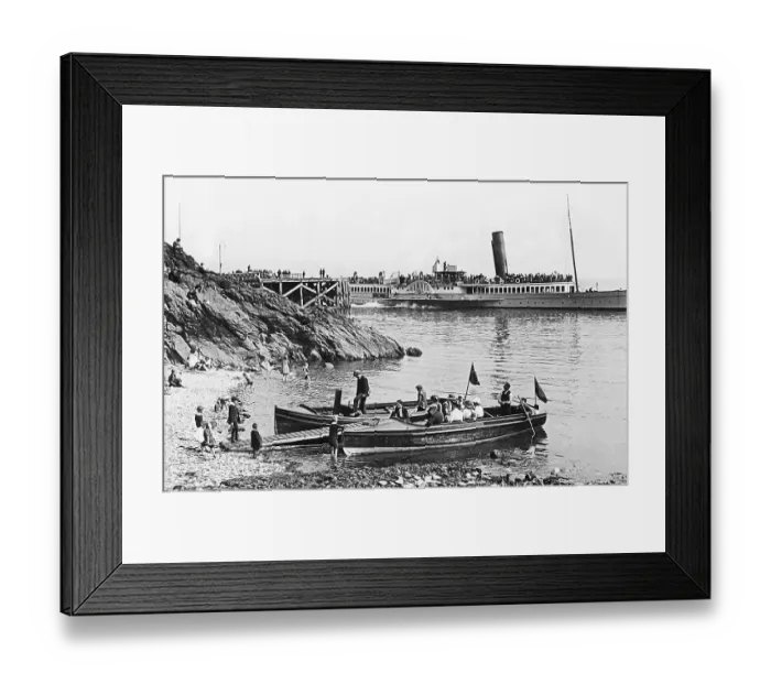 Framed Print : Paddle steamer at or near Dunoon Framed Print : Paddle steamer at or near Dunoon