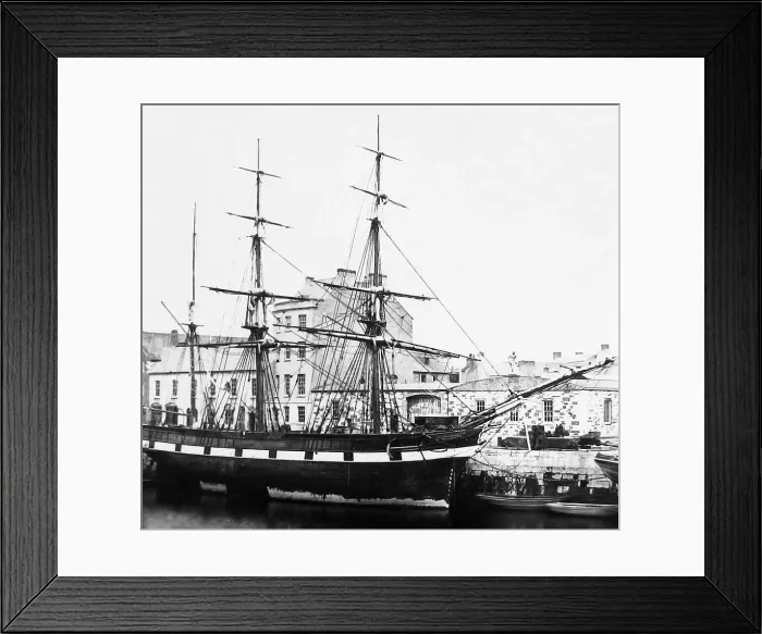 Framed Print : Cork Harbour - Hardy Sugar Barque - early 1900s Framed Print : Cork Harbour - Hardy Sugar Barque - early 1900s