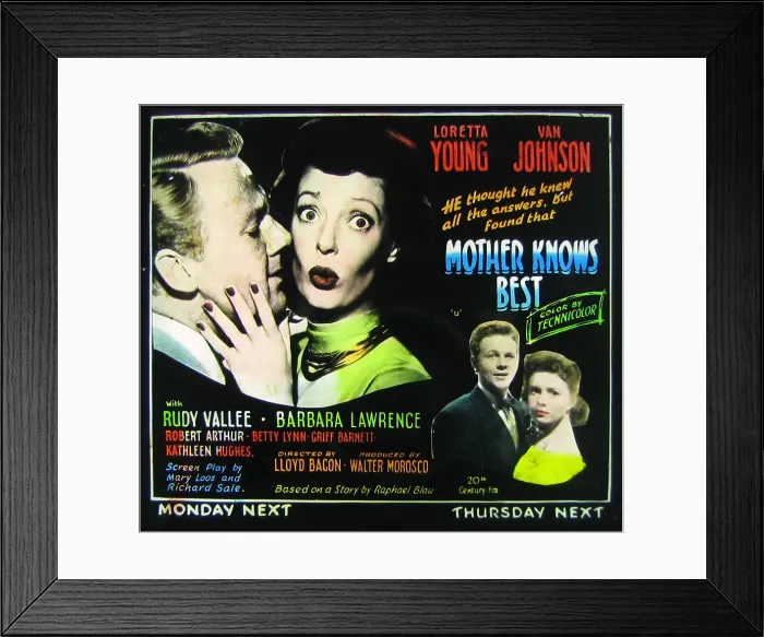 Framed Print : Rudy Vallee Barbara Lawrence Mother Knows Best Framed Print : Rudy Vallee Barbara Lawrence Mother Knows Best