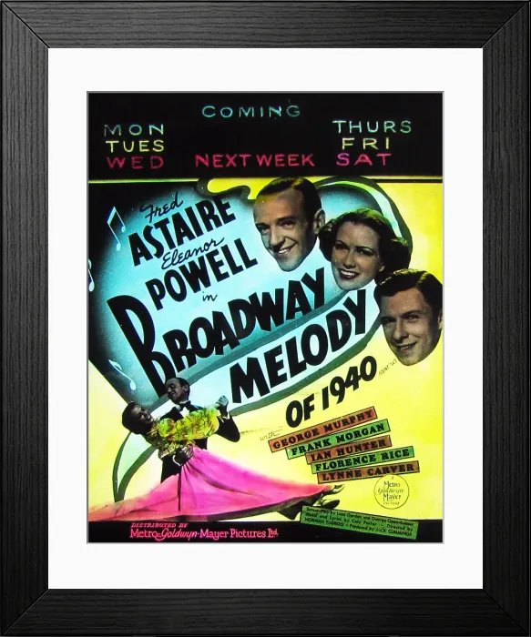 Framed Print : Fred Astaire Eleanor Powell Broadway Melody cinema Framed Print : Fred Astaire Eleanor Powell Broadway Melody cinema