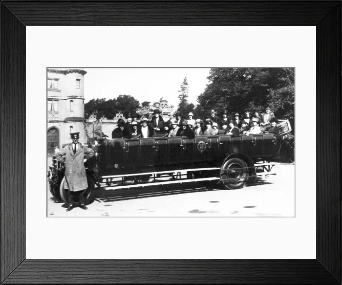 Framed Print : Charabanc at Wollaton Park, Nottingham
