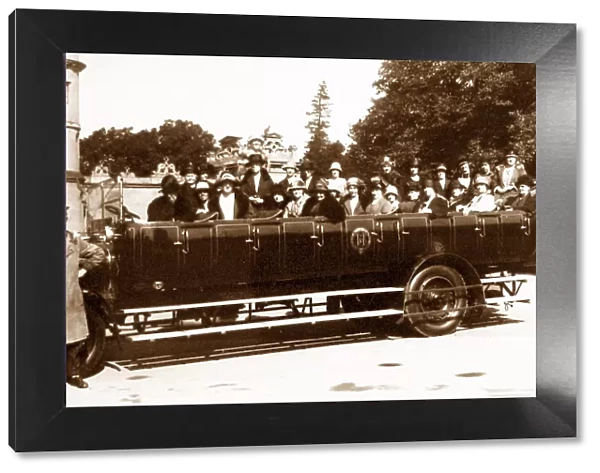 Nottingham Wollaton Hall charabanc outing probably 1920s