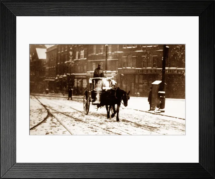 Framed Print : Beastmarket Hill Nottingham in 1909 Framed Print : Beastmarket Hill Nottingham in 1909
