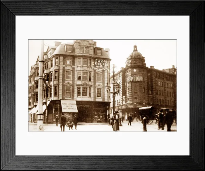 Framed Print : Nottingham Theatre Square in the 1920s Framed Print : Nottingham Theatre Square in the 1920s
