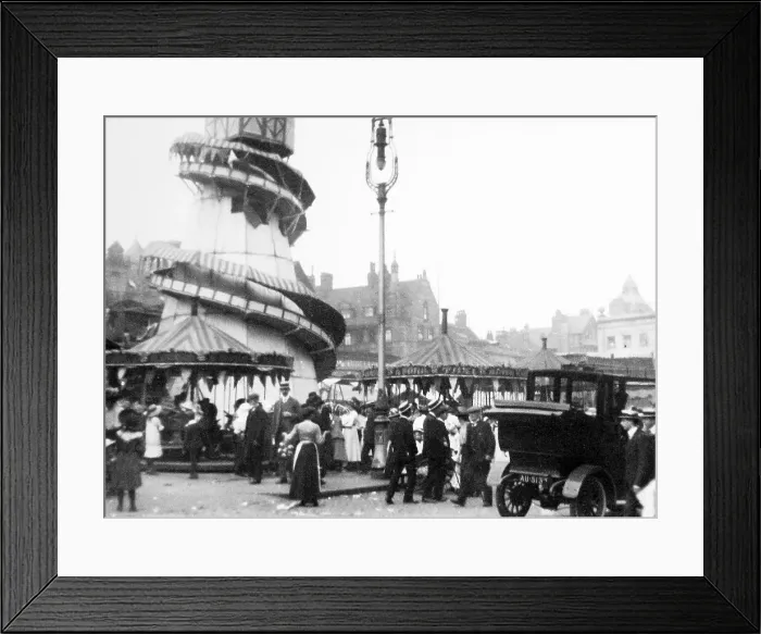 Framed Print : Nottingham Goose Fair 1920s Framed Print : Nottingham Goose Fair 1920s