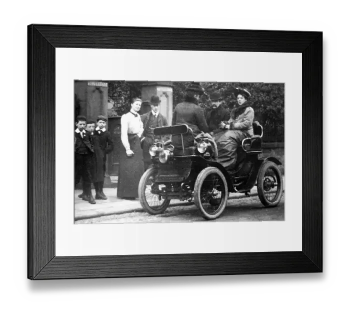 Framed Print : Nottingham - De Dion in 1900 Framed Print : Nottingham - De Dion in 1900