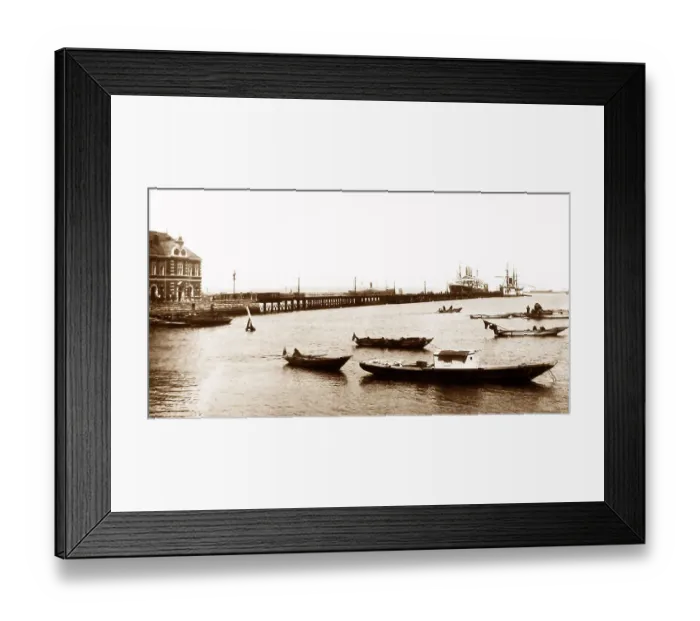 Framed Print : Yokohama Pier, Japan Framed Print : Yokohama Pier, Japan