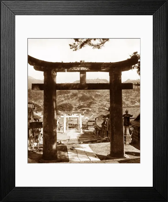 Framed Print : O-Suwa Temple, Nagasaki, japan Framed Print : O-Suwa Temple, Nagasaki, japan