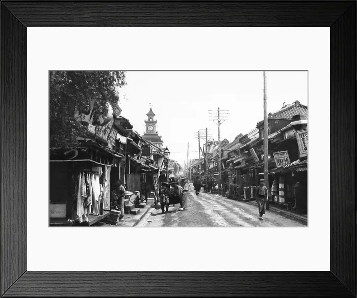Framed Print : Japan - Bentendori Yokohama early 1900s Framed Print : Japan - Bentendori Yokohama early 1900s