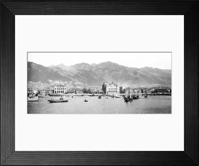 Framed Print : Japan - Kobe Harbour early 1900s Framed Print : Japan - Kobe Harbour early 1900s