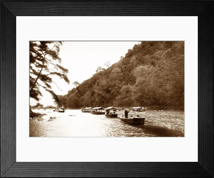 Framed Print : Japan - Arashiyama near Kyoto early 1900s