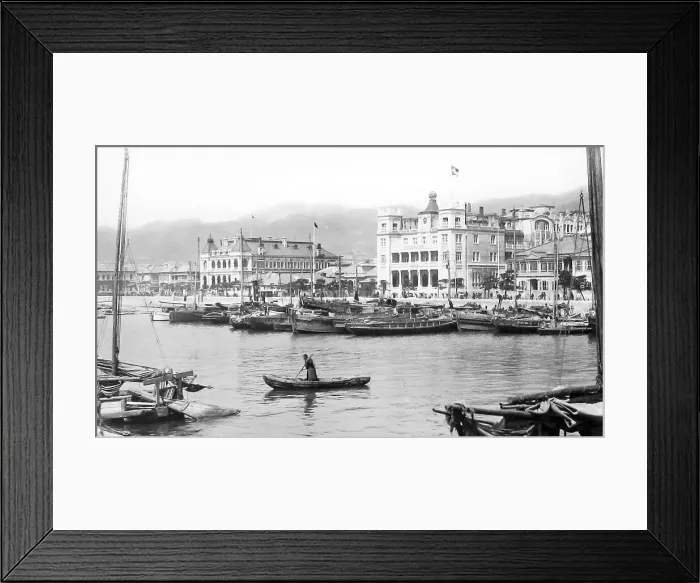 Framed Print : Japan Bund of Kobe early 1900s