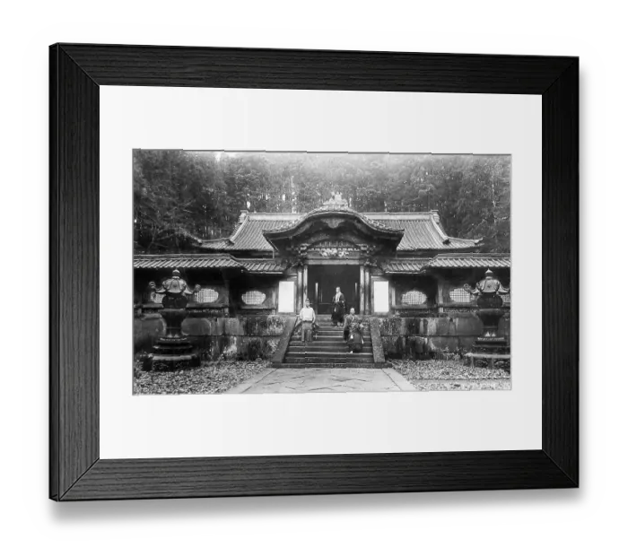 Framed Print : Japan Iyemitsu Temple near Nikko early 1900s Framed Print : Japan Iyemitsu Temple near Nikko early 1900s