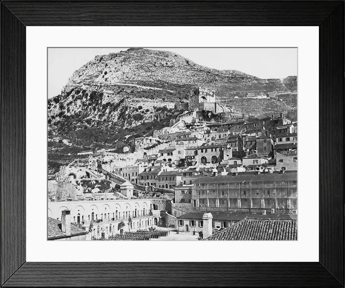 Framed Print : Gibralter - Soldiers in Casemate Square Victorian period Framed Print : Gibralter - Soldiers in Casemate Square Victorian period
