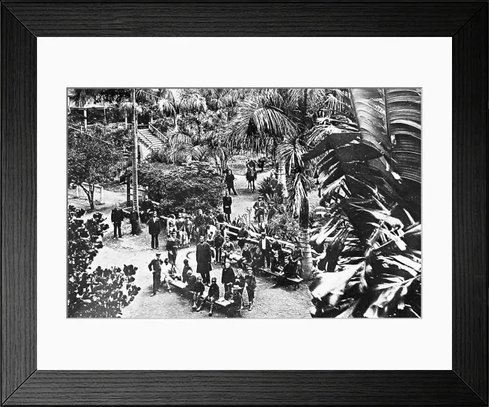 Framed Print : St. Louis School Honolulu Hawaii before 1900 Framed Print : St. Louis School Honolulu Hawaii before 1900