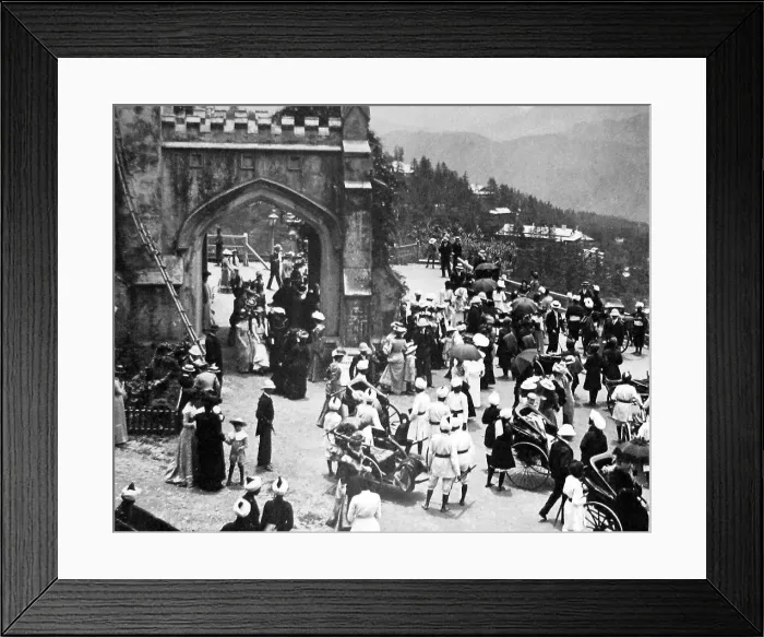Framed Print : India - Simla early 1900s Framed Print : India - Simla early 1900s
