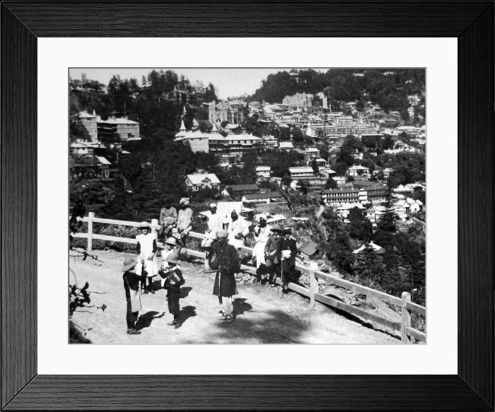 Framed Print : India - Simla early 1900s Framed Print : India - Simla early 1900s