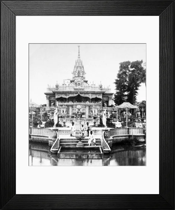 Framed Print : India - Calcutta - Jain Temple early 1900s Framed Print : India - Calcutta - Jain Temple early 1900s