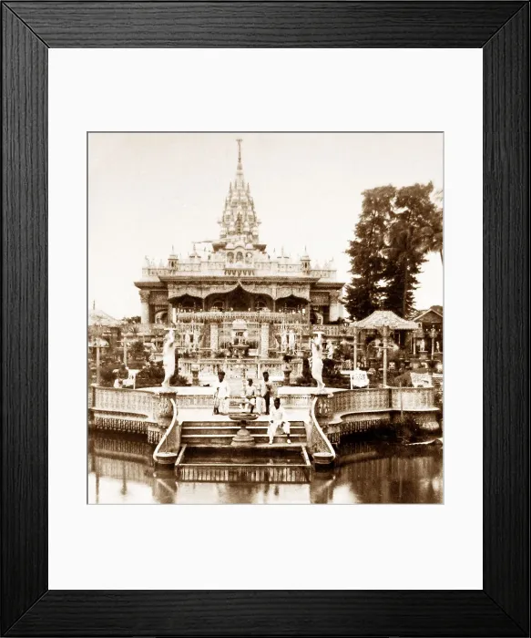 Framed Print : India - Calcutta - Jain Temple early 1900s Framed Print : India - Calcutta - Jain Temple early 1900s