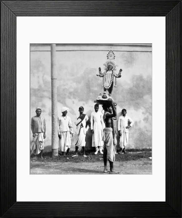 Framed Print : India - Calcutta - Hindu Goddess Kali early 1900s Framed Print : India - Calcutta - Hindu Goddess Kali early 1900s