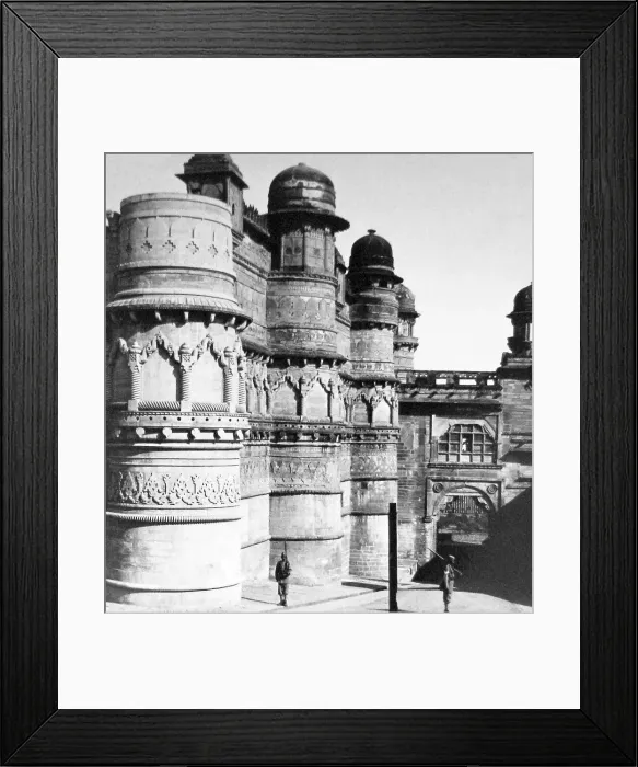 Framed Print : India - Gwalior Man Singh Palace early 1900s Framed Print : India - Gwalior Man Singh Palace early 1900s