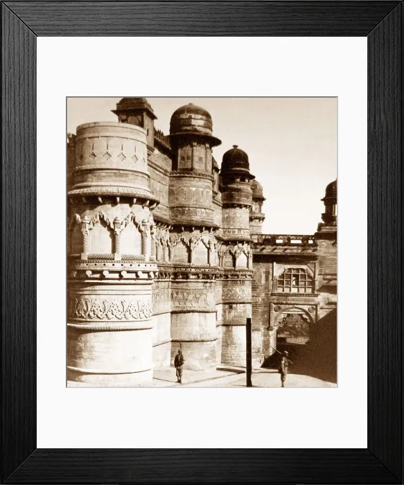 Framed Print : India - Gwalior Man Singh Palace early 1900s Framed Print : India - Gwalior Man Singh Palace early 1900s