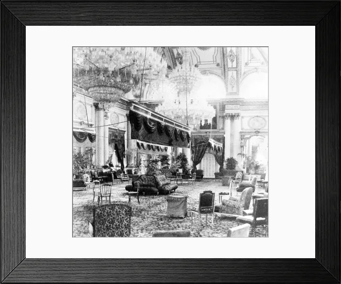 Framed Print : India - The Great Durbar hall - Palace of HH Maharaja Framed Print : India - The Great Durbar hall - Palace of HH Maharaja