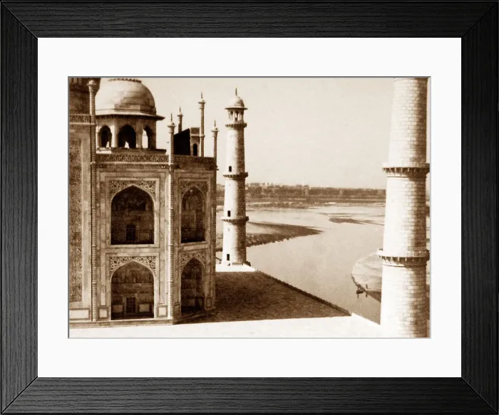 Framed Print : India - Taj Mahal Agra early 1900s Framed Print : India - Taj Mahal Agra early 1900s