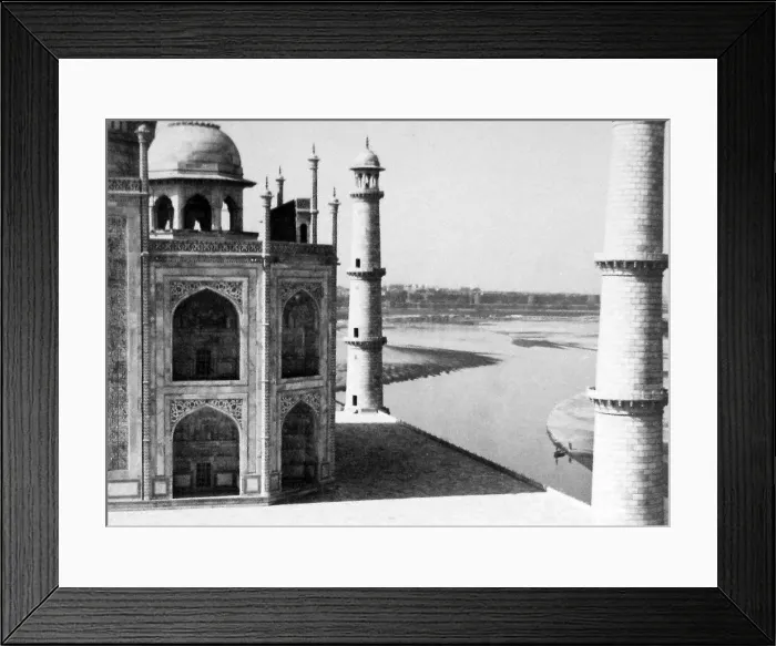 Framed Print : India - Taj Mahal Agra early 1900s Framed Print : India - Taj Mahal Agra early 1900s