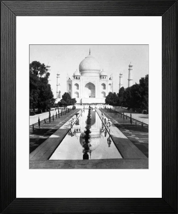 Framed Print : India - Taj Mahal Agra early 1900s Framed Print : India - Taj Mahal Agra early 1900s