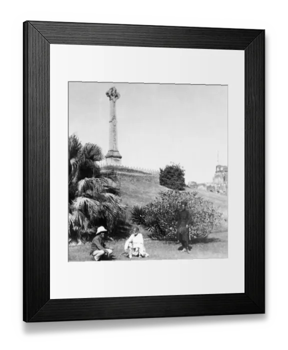 Framed Print : India - Lucknow Memorial to Sir Henry Lawrence early 1900s Framed Print : India - Lucknow Memorial to Sir Henry Lawrence early 1900s