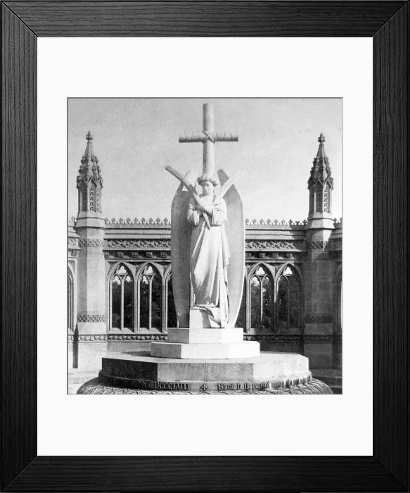 Framed Print : India - Cawnpore Memorial to the British women Framed Print : India - Cawnpore Memorial to the British women
