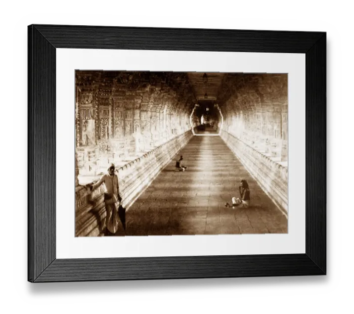 Framed Print : India - Ramisseram Temple Island of Paumben early 1900s Framed Print : India - Ramisseram Temple Island of Paumben early 1900s