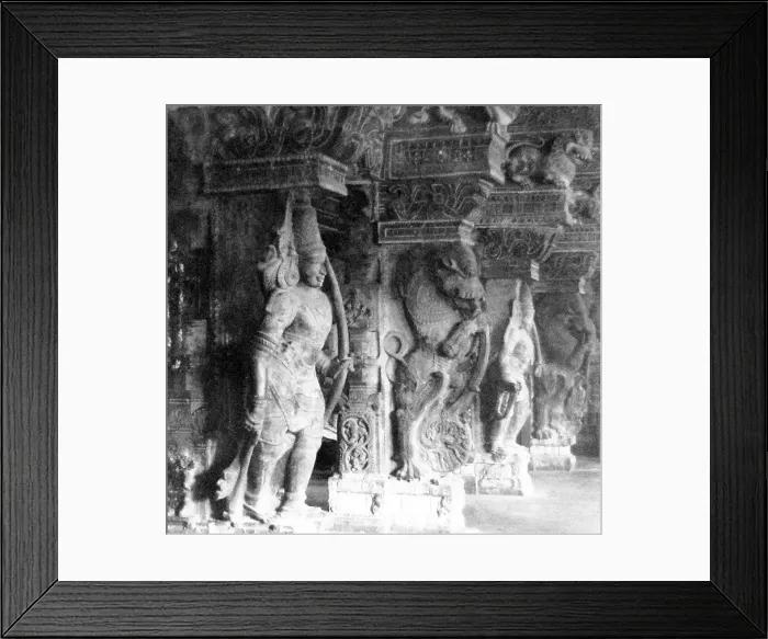 Framed Print : India - Madurai Temple early 1900s Framed Print : India - Madurai Temple early 1900s