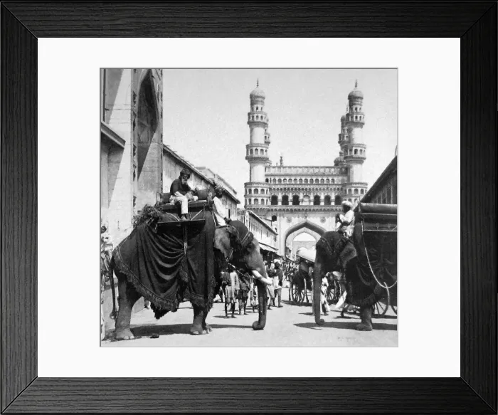 Framed Print : India - Hyderabad early 1900s Framed Print : India - Hyderabad early 1900s