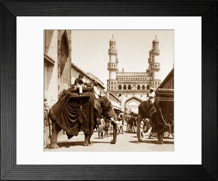 Framed Print : India - Hyderabad early 1900s Framed Print : India - Hyderabad early 1900s