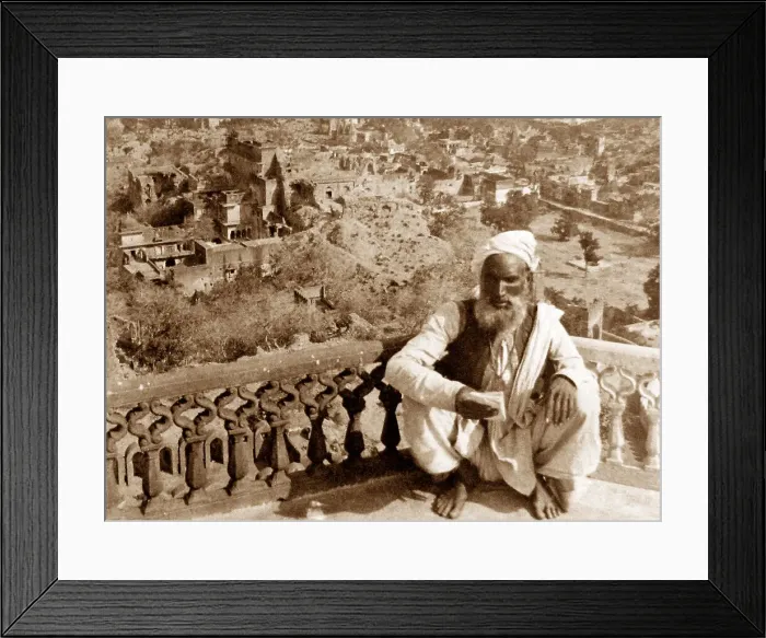 Framed Print : India - Amber early 1900s Framed Print : India - Amber early 1900s