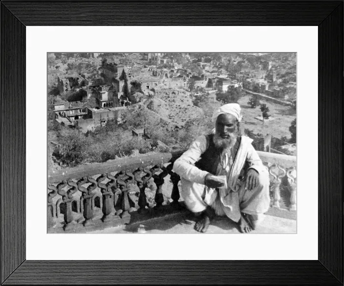Framed Print : India - Amber early 1900s Framed Print : India - Amber early 1900s