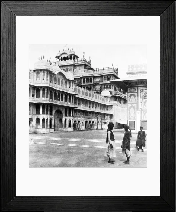 Framed Print : India - Palace of HH Maharaja of Jeypore early 1900s Framed Print : India - Palace of HH Maharaja of Jeypore early 1900s