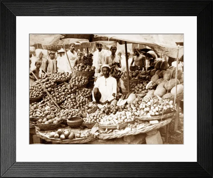 Framed Print : India - Chandni Chouk Delhi early 1900s Framed Print : India - Chandni Chouk Delhi early 1900s
