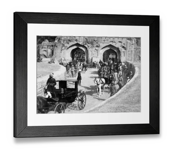 Framed Print : India - Cashmere Gate Delhi early 1900s Framed Print : India - Cashmere Gate Delhi early 1900s