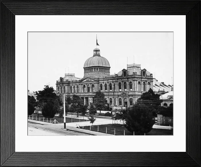 Framed Print : Exhibition Buildings Adelaide Australia early 1900s Framed Print : Exhibition Buildings Adelaide Australia early 1900s