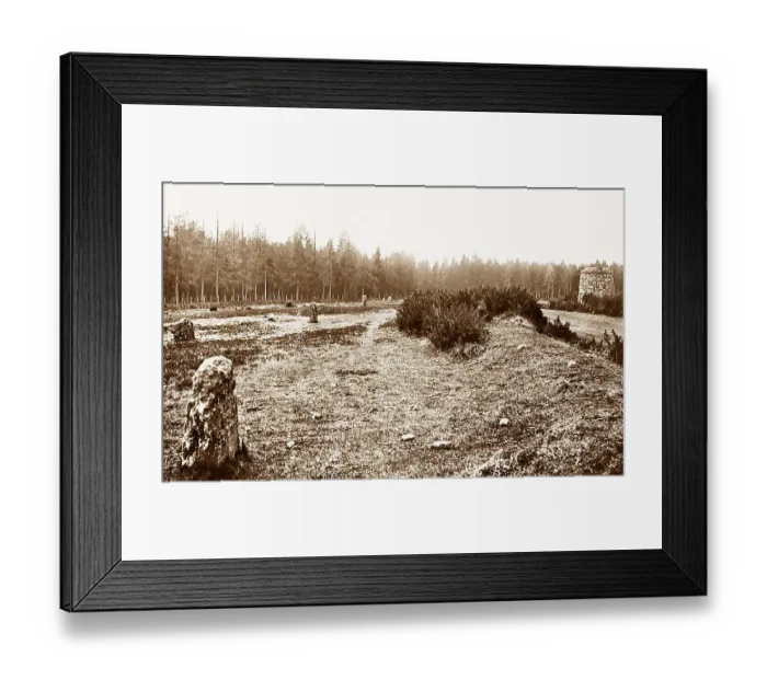Framed Print : Culloden Moor Inverness Victorian period