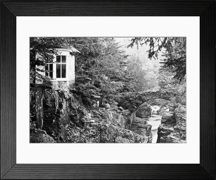 Framed Print : Dunkeld Hermitage Victorian period Framed Print : Dunkeld Hermitage Victorian period