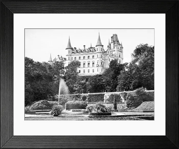 Framed Print : Dunrobin Castle Victorian period Framed Print : Dunrobin Castle Victorian period