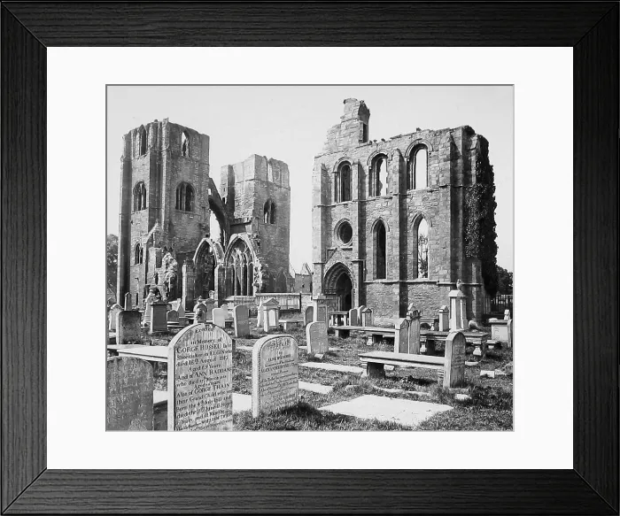 Framed Print : Elgin Cathedral Victorian period Framed Print : Elgin Cathedral Victorian period